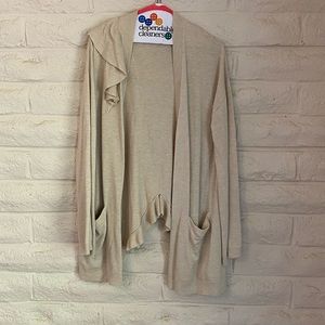 Cream cardigan sweater